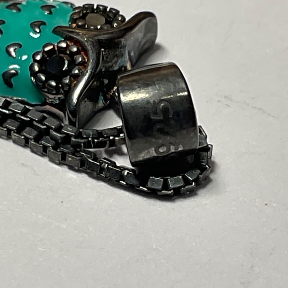 Sterling Silver Owl 🦉 Pendant with Sterling Silver Chain, 18.75 inches long - Picture 6 of 7